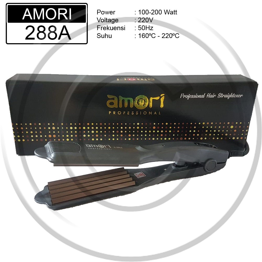 AMORI / AMORI-288A / Catokan Rambut Plat Lebar ZigZag (Baba) (Genteng)