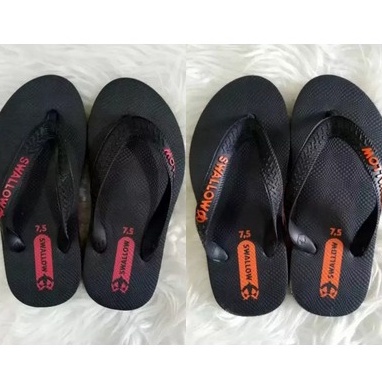 Sandal Jepit Anak Swallow Hitam Laki Perempuan Cewek Cowok SWALLOW Black Pearl Kids