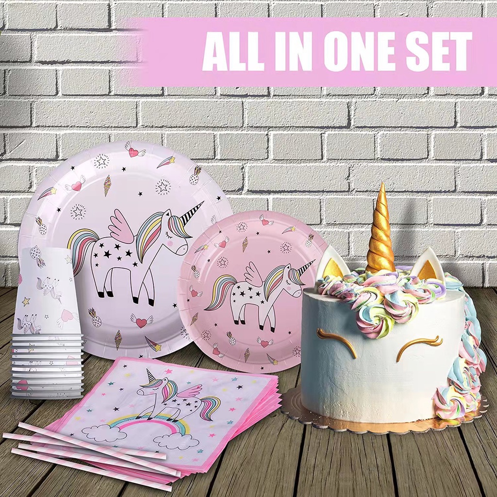 Party Set Perlengkapan Pesta Alat Makan Ulang Tahun Ultah Anak Set