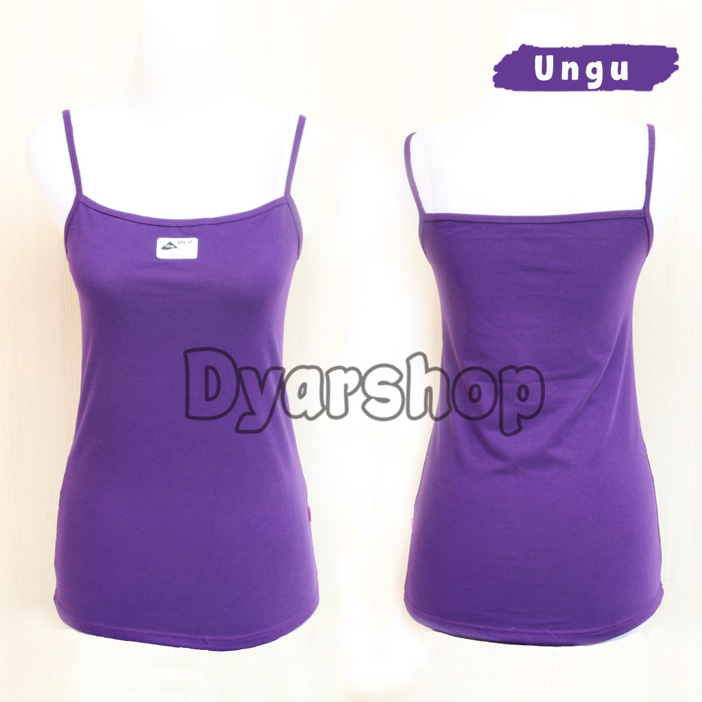 Pilih Warna - Tangtop / Tank top Lutty tali KECIL / Miniset pakaian dalam wanita - VI A7/D7-1