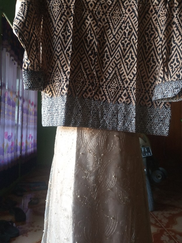 Ready Anak Cowok Cewek-couple Batik Nyk Davina Brokat Tulle Modern Maxi Muslim Lengan Panjang