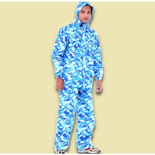 Jas Hujan Army Setelan Mantel Ujan Plevia polkadot Premium Stelan Pria Dewasa Ke8
