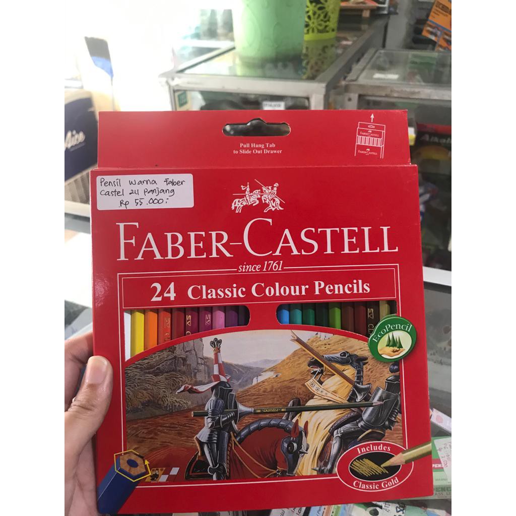 

pensil warna faber castell isi 24 panjang