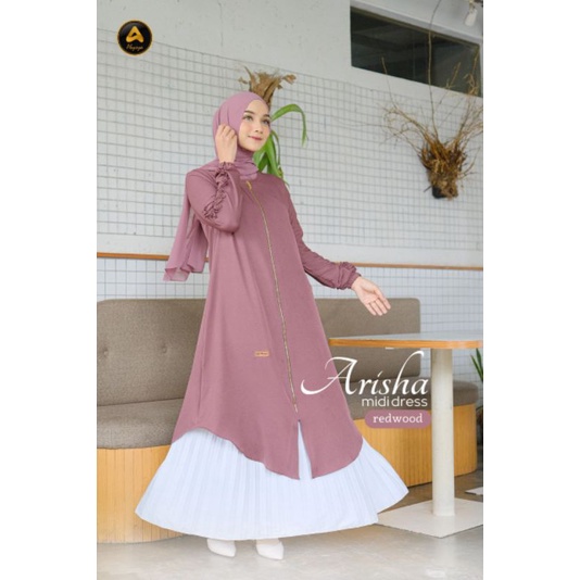arisha midi dress