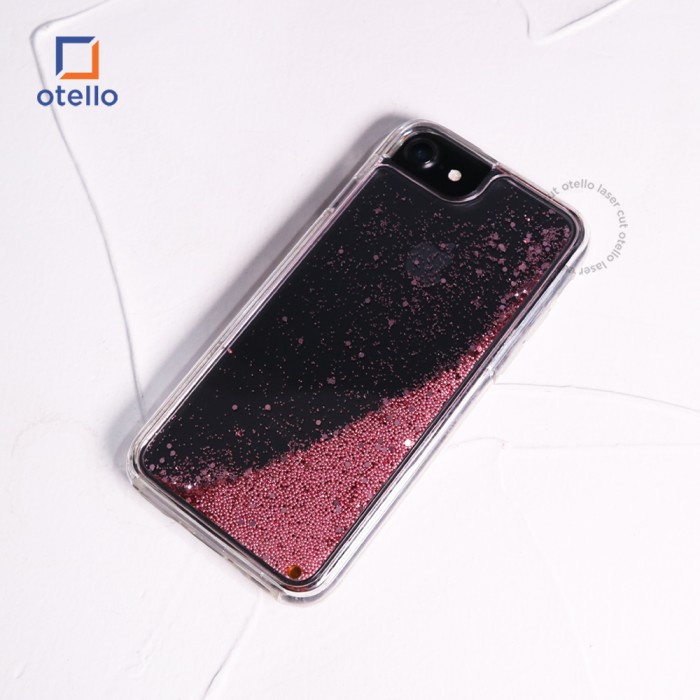 Otello Pink Liquid Glitter Premium Casing iPhone Case Exclusive