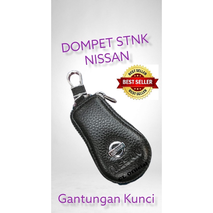 Dompet STNK Gitar Mobil Oto NISSAN Gantungan Kunci Mobil Motor Logo Nisan Elegant Branded/ Untuk Mobil/ Motor All Type Toyota Daihatsu Mitsubishi Honda Exclusive