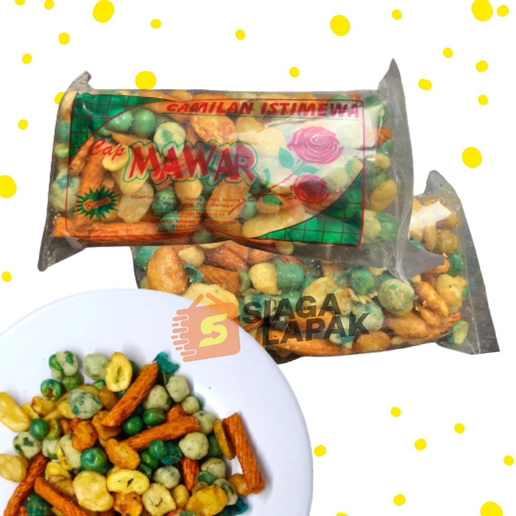 Kacang Mix Aneka Varian Cap Mawar Koro Bawang Atom Telur