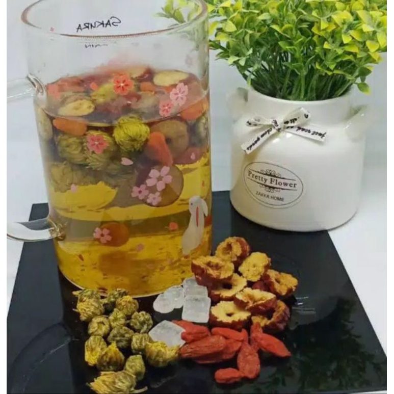 

Bosster tea krisan 13gr untuk panas dalam