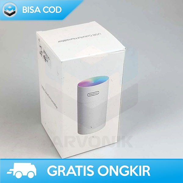 HUMIDIFIER PEMBERSIH UDARA MOBIL DIFFUSER MINIMALIS LED LIGHT 270ML