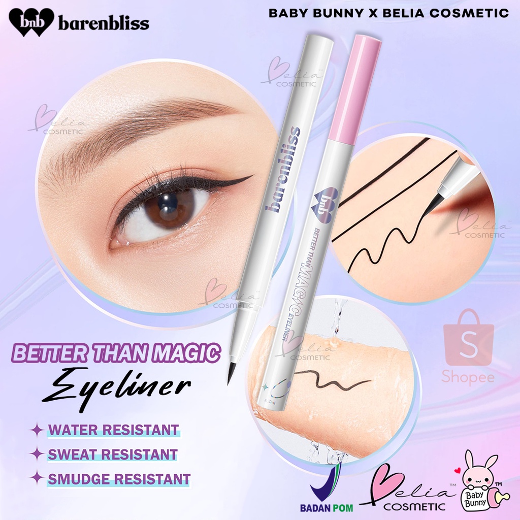 ❤ BELIA ❤ BNB BARENBLISS Better Than Magic Eyeliner 01 Patronus Black | BPOM