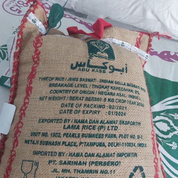 

540ffipp Beras Basmati Abu Kass Asli Dari Arab Saudi Isi 5 Kg 244Q4012