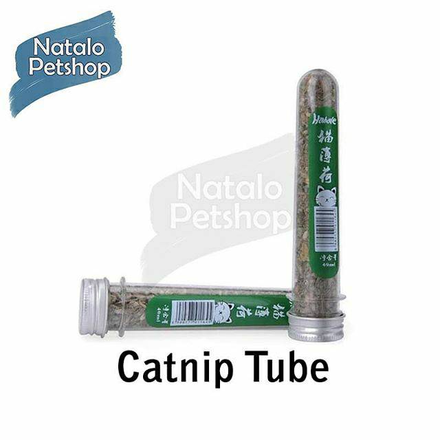 Daun Catnip 40ML Kucing Cat Kitten Tube Cat Nip Penenang Anti Stress Catnip tube / tabung /Cat Nip Kucing