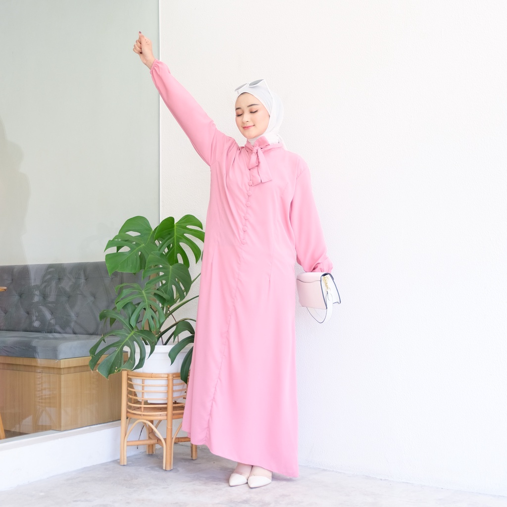 (MSB) GAMIS DHENA MAXI DRESS ATASAN REMAJA WANITA