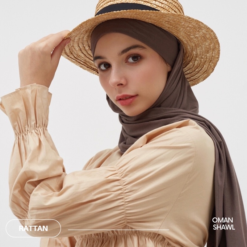 VELOSE - PASHMINA KAOS INSTAN + INNER ( 2in1)