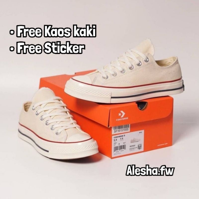 Sepatu Converse 70's White Low / Converse 70s Offwhite Ox Premium