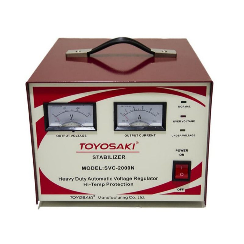 stabilizer listrik toyosaki svc 500 n 1000 n 2000 n penstabil listrik voltase sni