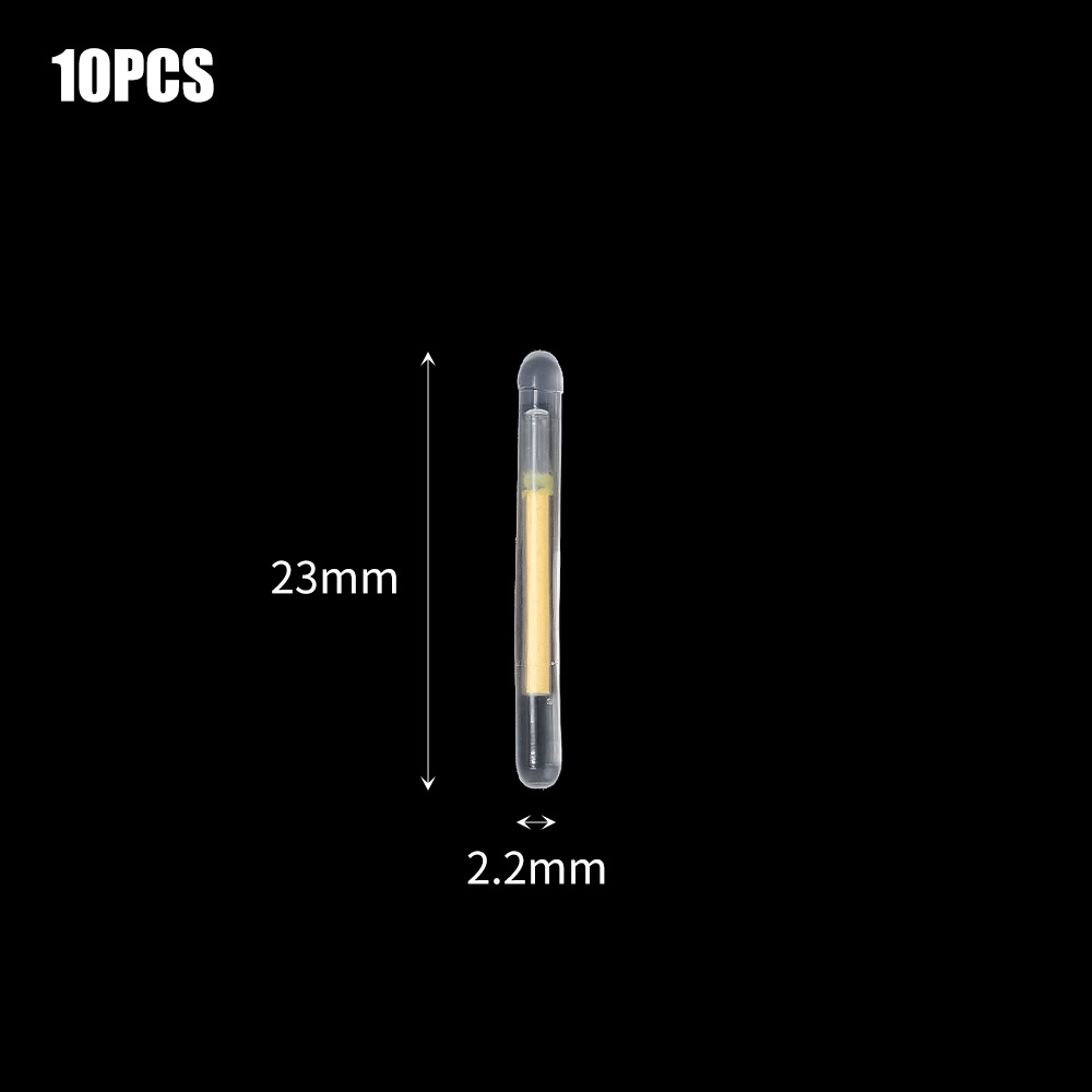 10 Pcs Aksesoris Tongkat Cahaya Fluorescent 2.2-4.5mm Untuk Memancing