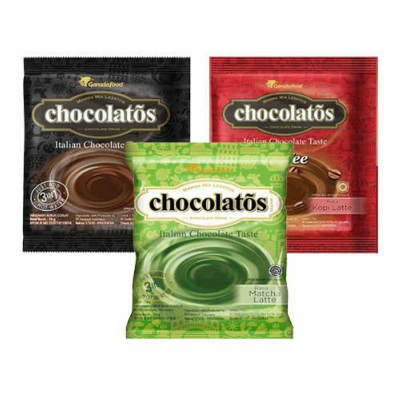 

chocolatos drink 28gr berbagai varian ( 1 renceng isi 10sachet )