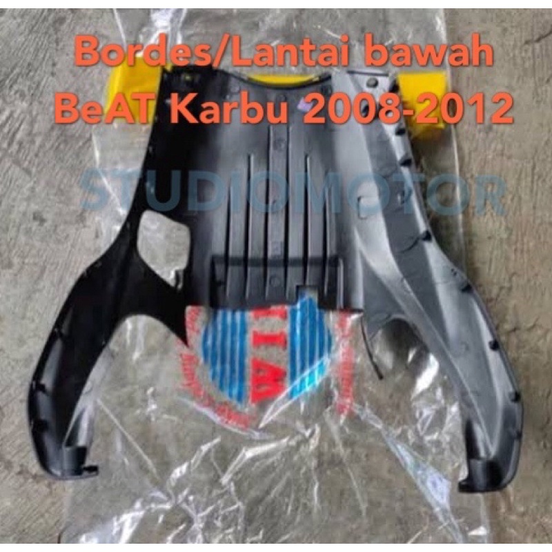 LANTAI / INJAKKAN KAKI / COVER UNDER BORDES BAWAH FOOTREST ATAS BEAT KARBU 2008 - 2012 WIN PRODUCT