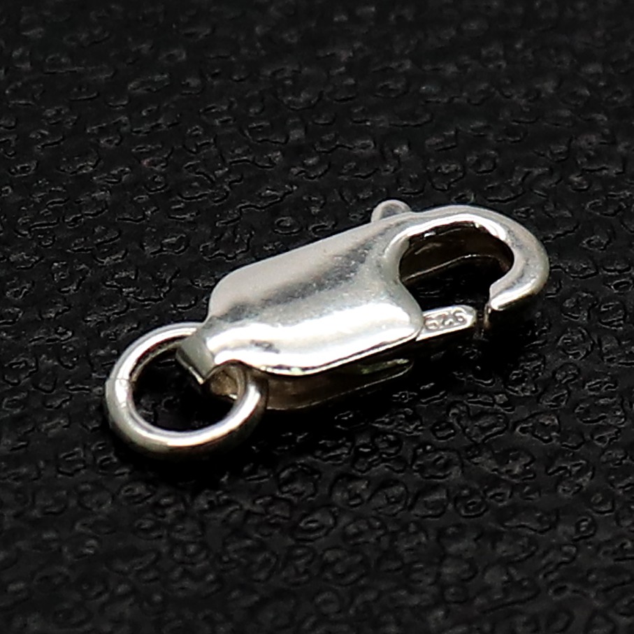 JUMBO SIZE | Kokot Udang Ukuran 16mm Bahan Perak 925 ASLI | Bahan Kait Kalung & Gelang | Kait Kalung