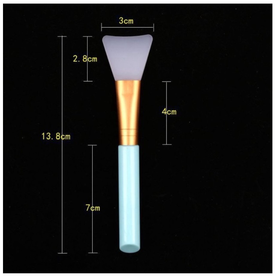 BAJ KUAS MASKER SILIKON SILICONE BENING KUAS TRANSPARAN MAKEUP BRUSHES KUAS MASKER MURAH - AK018