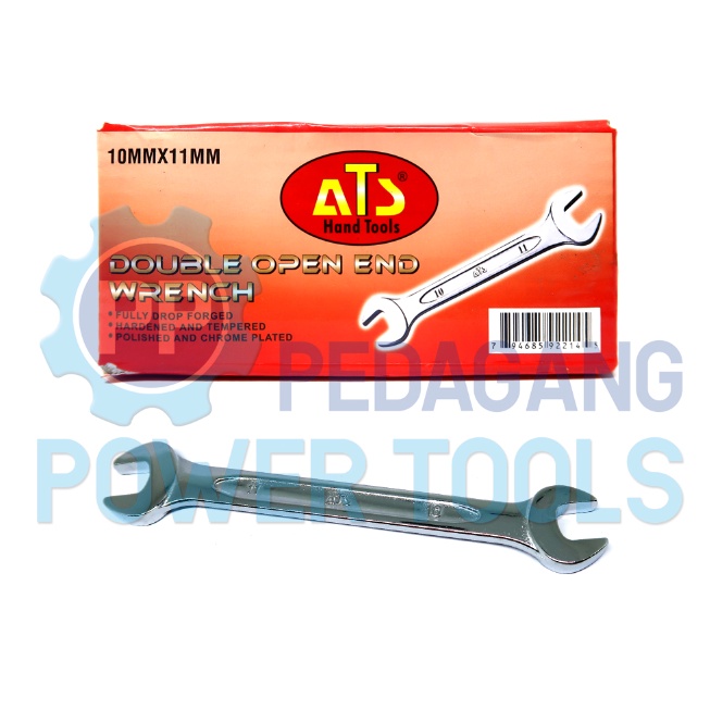 ATS KUNCI PAS 10 X 11 MM 10X11 DOUBLE OPEN END SPANNER WRENCH INGGRIS