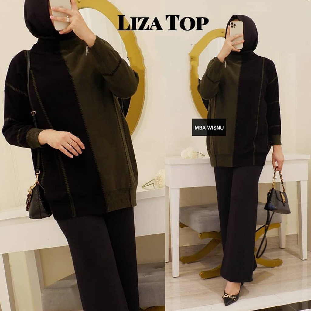 ATASAN/TUNIK/Blouse wanita/atasan wanita/fashion muslim/baju wanita/fashion wanita/blouse/ Liza Top B