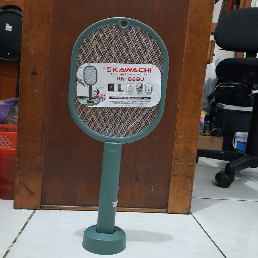 Kawachi Raket Nyamuk 2in1 RN 828U Multifungsi Perangkap Nyamuk Charger