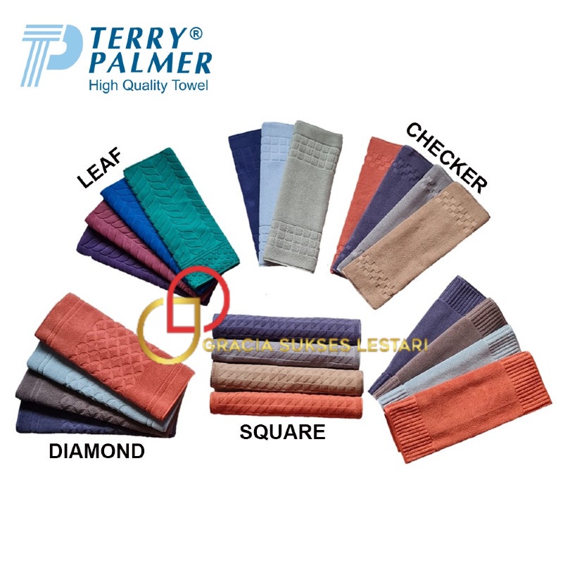 KESET KAKI HANDUK TERRY PALMER SQUARE 45x65 KESET HANDUK PREMIUM TEBAL SERAP