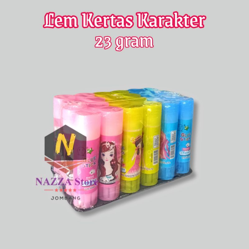

Glue stick Lem kertas Karakter 23 gram