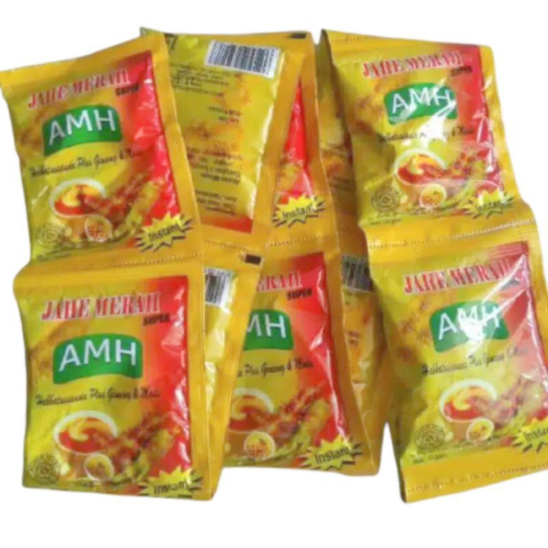 

Jahe Merah Super Amanah AMH Renceng (Isi 10sachet @20gr) Renteng