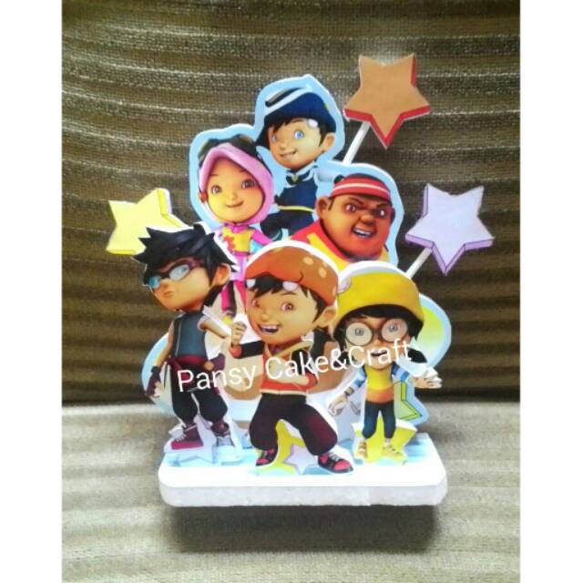 Cake topper kecil Boboiboy