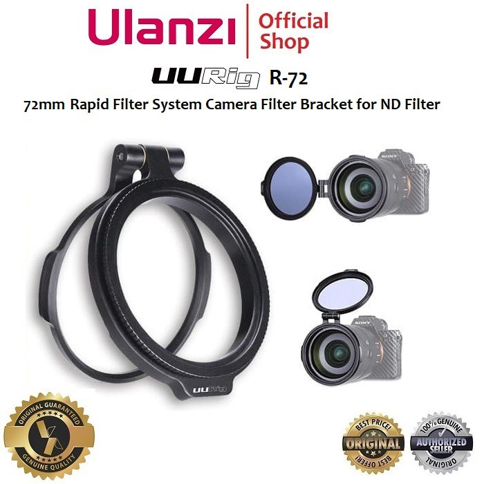 ULANZI UURig R-72 RFS Rapid Filter System Camera Filter Mount Bracket Diameter 72mm