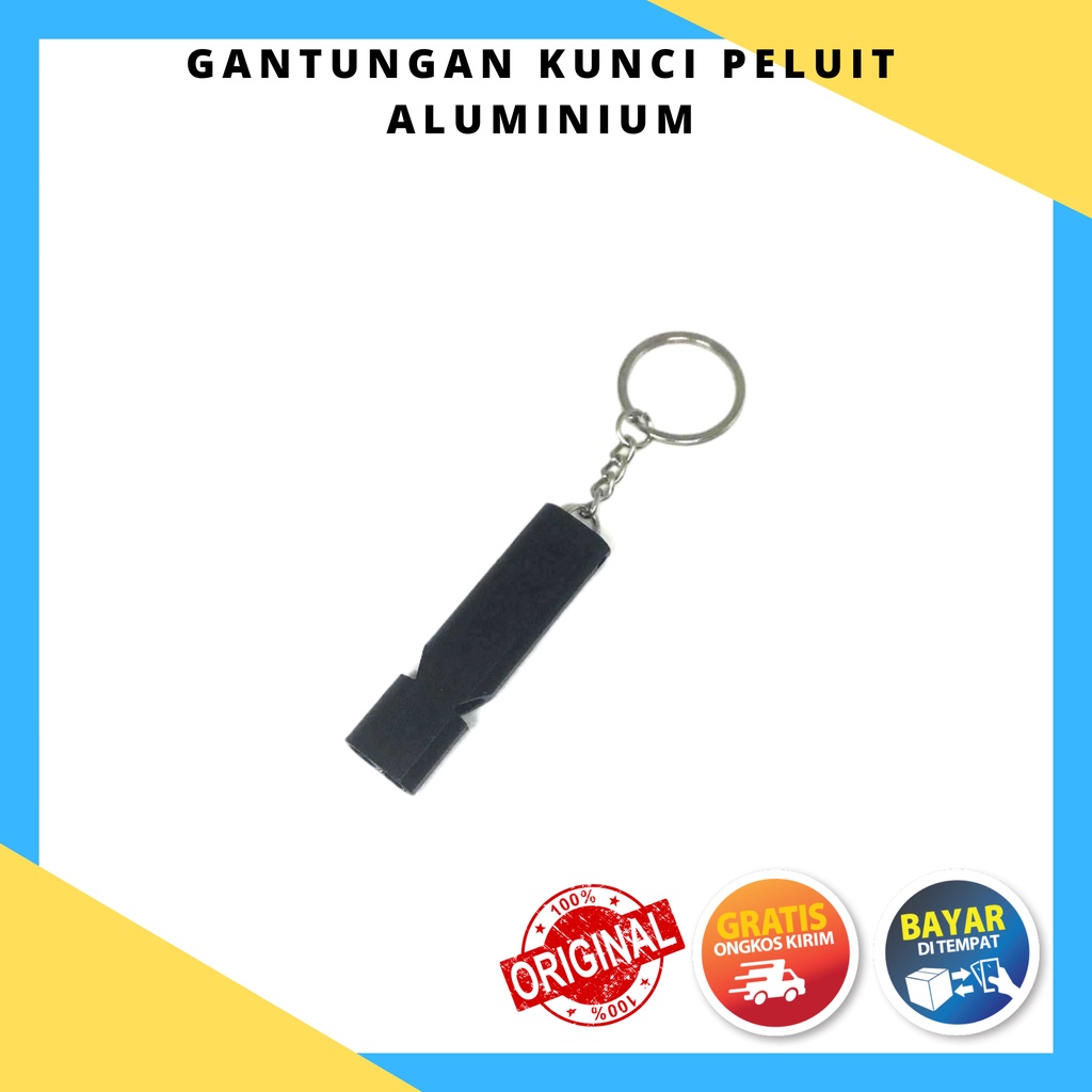 Gantungan Kunci Peluit Aluminium - Z6482