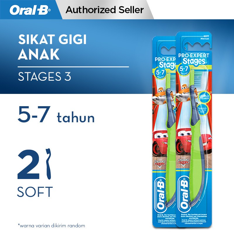 ORAL B ORALB Stage 3 Sikat Gigi Anak 5 to 7 tahun