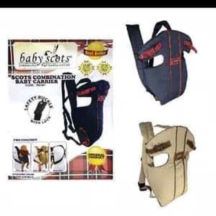 GENDONGAN BAYI BABY SCOTS /GENDONGAN DEPAN BABY SCOTS COMBINATION BABY CARRIR/PERLENGKAPAN BAYI