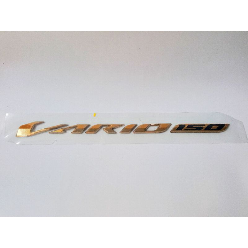 Sticker Emblem timbul 3D Logo Honda Vario 150 Gold Original