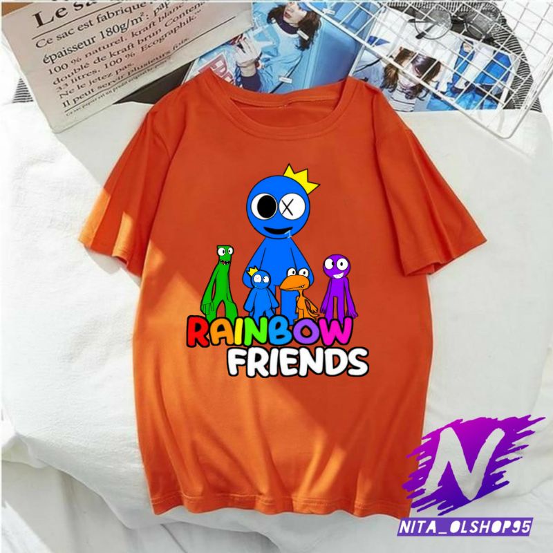 rainbow friends roblox kaos anak baju anak game rainbow friends terbaru karaker