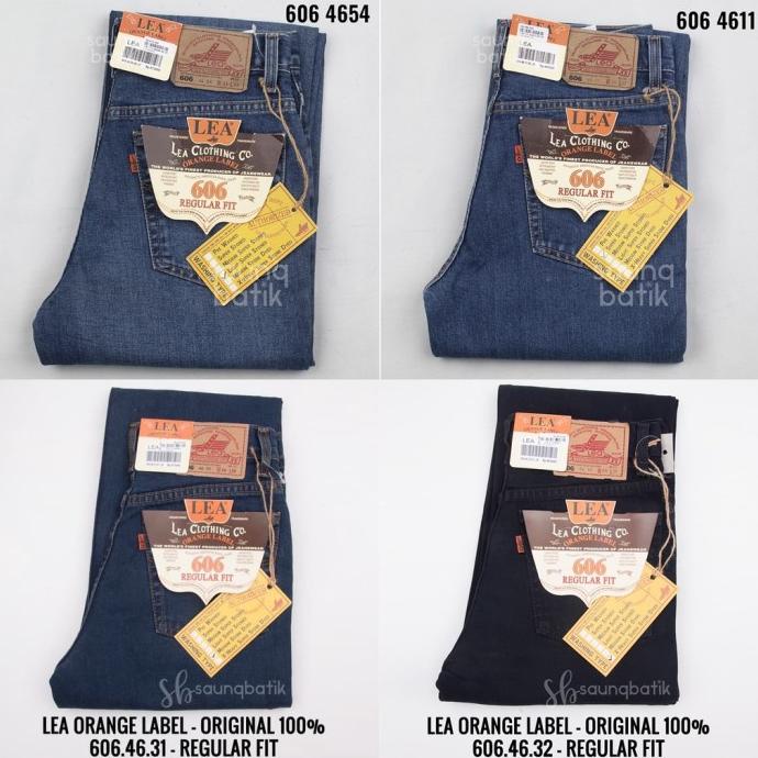 Lea Orange Label 606 4632 4611 4654 Celana Jeans Lea Original Jeans Pr Storearul