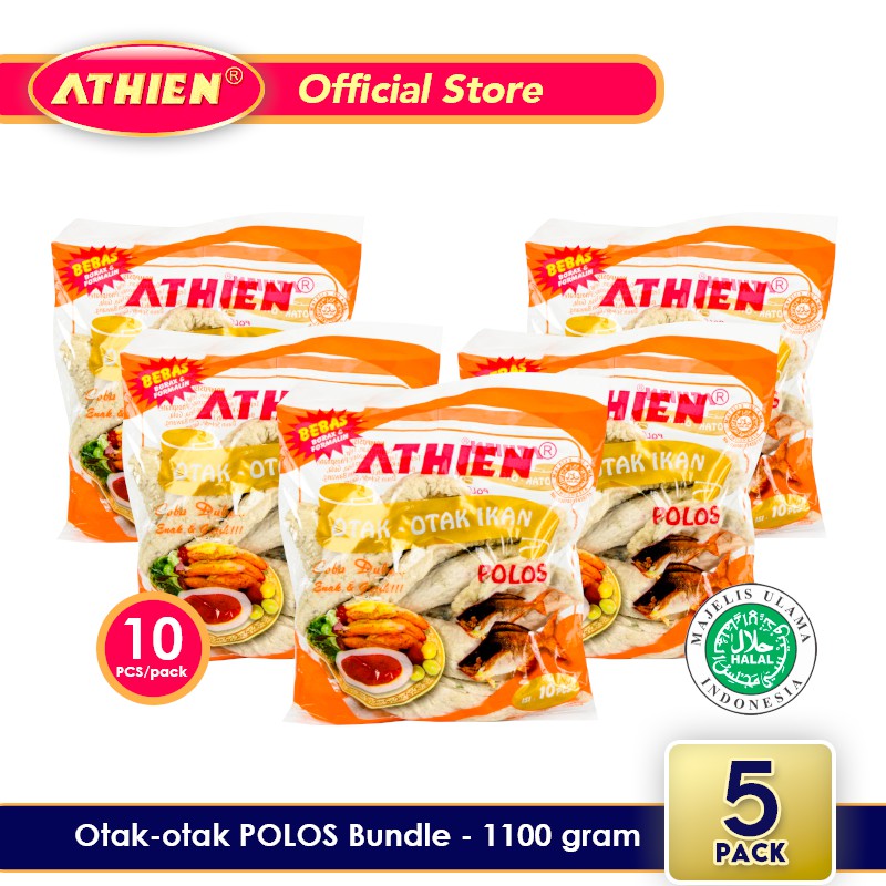 

Athien - BUNDLE Otak-Otak Polos - Isi 5 pack / 1100 gram