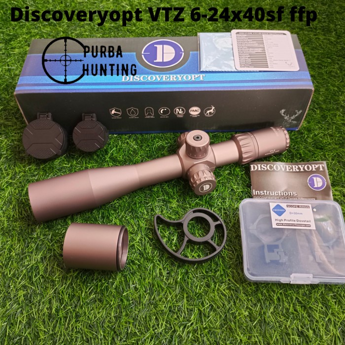 ✔DISKON Alat teropong / Tele Teleskop Telescope discovery VTZ 6-24x40 sf ffp - DISCOVERYOPT 6-24x40s