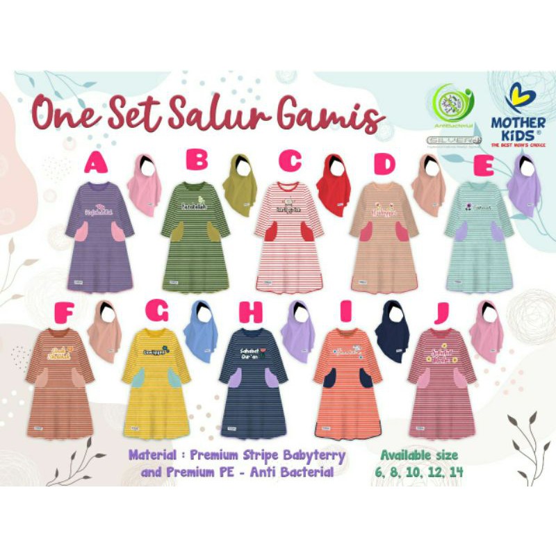 Gamis Strip MK koko syahir zidna