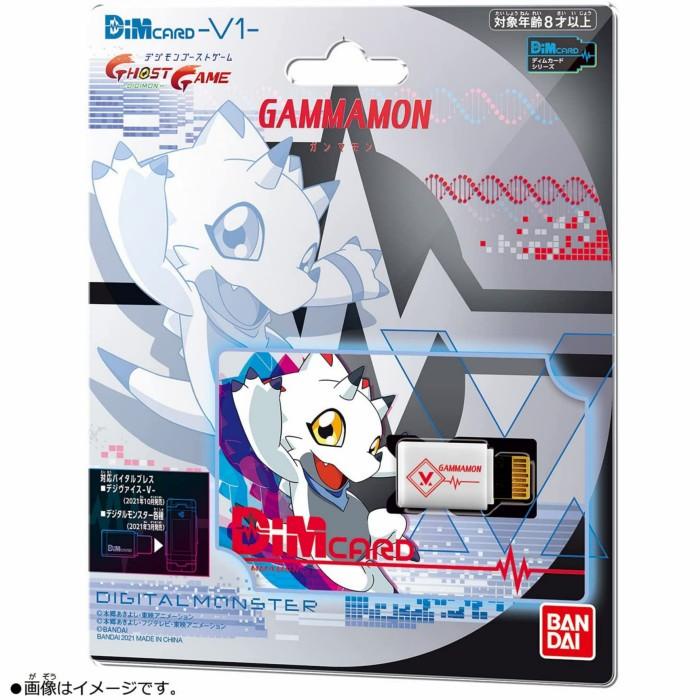Bandai Digimon Ghost Game Gammamon Dimcard V1 Dim Card Vital Bracelet