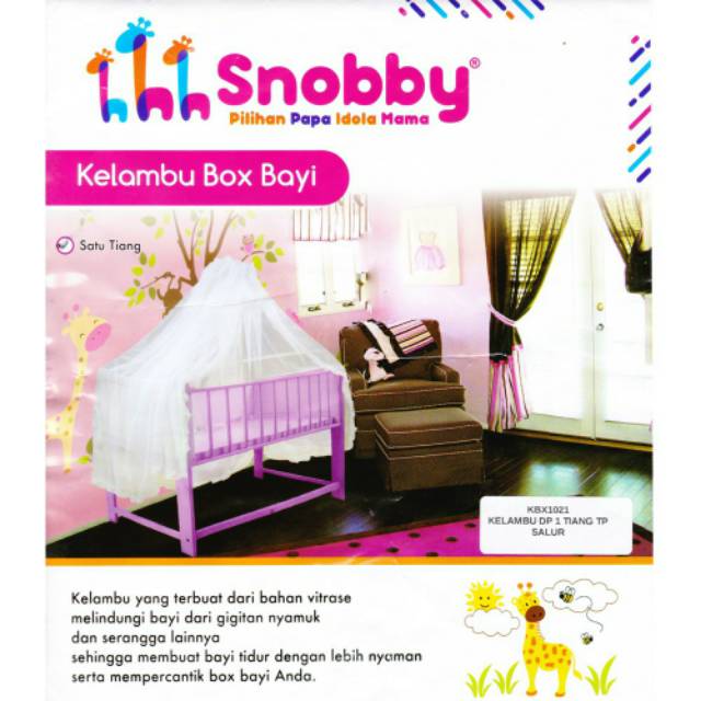 KELAMBU BAYI SNOBBY 1 TIANG KBX 1201- JB