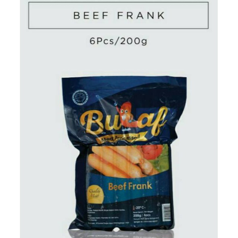 

Bulaf Beef Frank