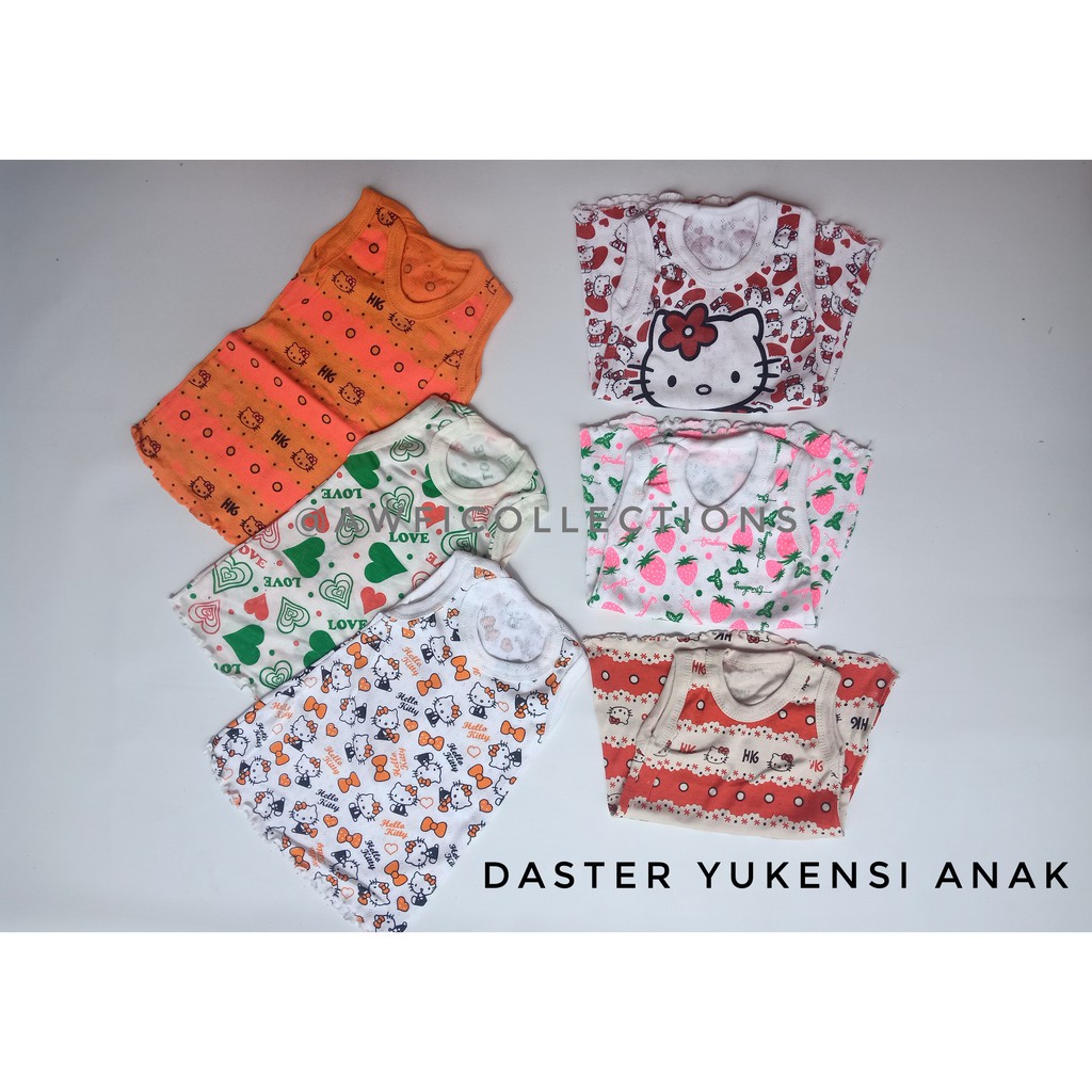 Daster Anak Yukensi Size S M ( 0 - 2 Tahun ) dress anak