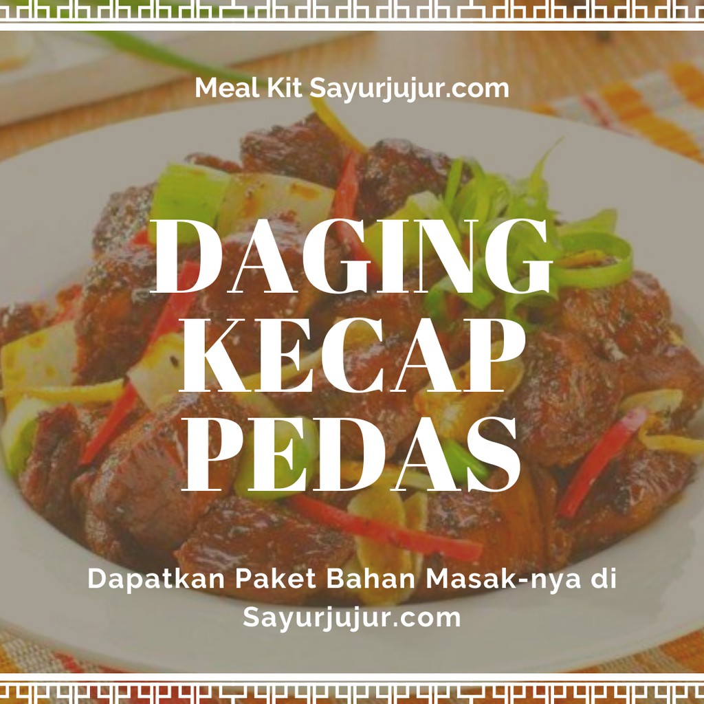 Sayur Siap Masak 4 Porsi Semur Daging Sapi Kecap Pedas Dengan Bawang Bombay Bawang Putih Cabai Shopee Indonesia