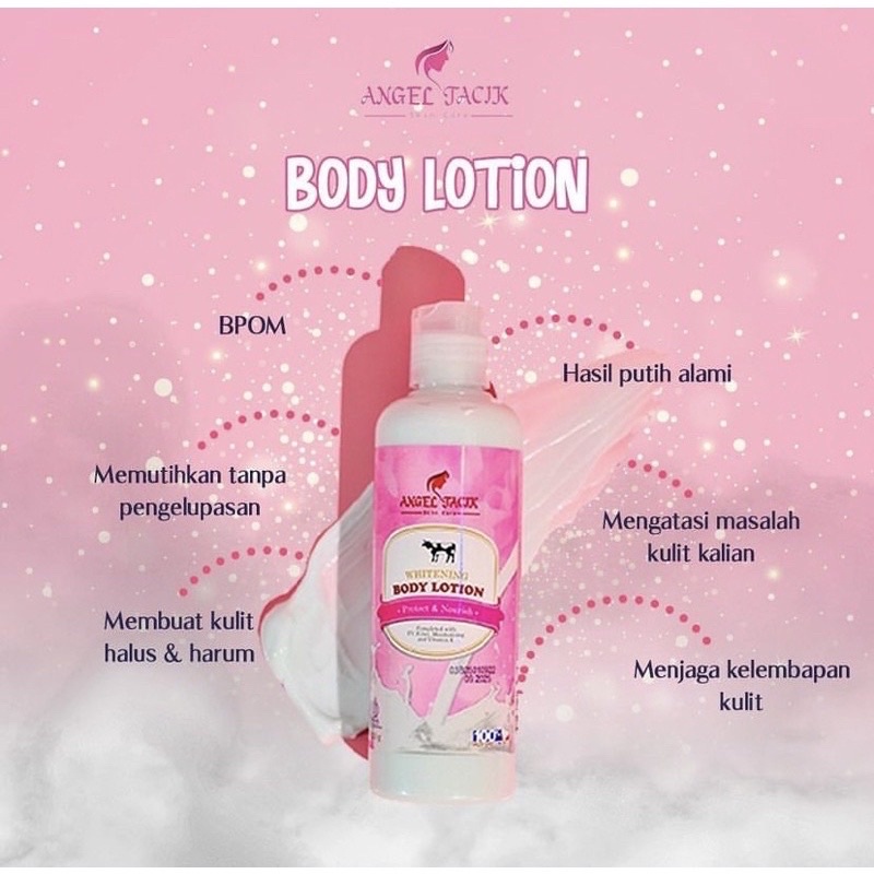 ANGEL TACIK ORIGINAL BPOM SCAN BERCODE / BODY LOTION ANGEL TACIK