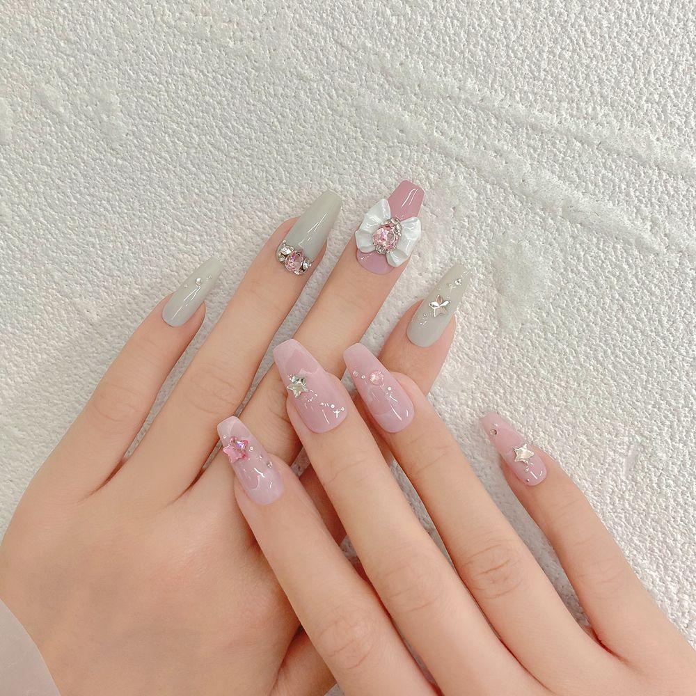 Mxbeauty Dekorasi Nail Art Hati Bulat Ornamen Manicure Aksesoris Flatback Kristal Permata Rhinestones