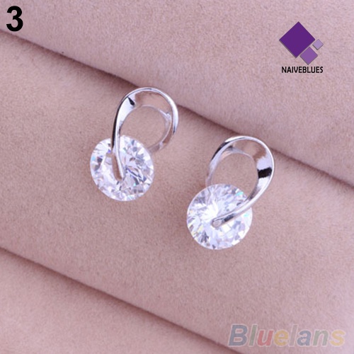 Anting Stud Cubic CZ Untuk Wanita